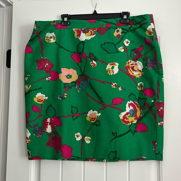 J. Crew Factory Dresses & Skirts - J. Crew Green, Fuchsia, Light Pink, Purple and Gold Skirt Size 20